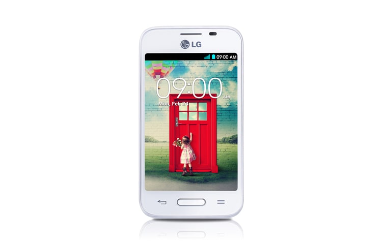 LG L40 nutitelefon 1,2 GHz kahetuumalise protsessoriga, 3,5-tolline True-IPS-kuvar ja metalne viimistlus., D160
