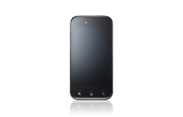 LG Optimus Sol moodsa stiiliga Androidi nutitelefon 1 GHz protsessori, 3,8-tollise OLED-ekraani ja 5 MP kaameraga., E730