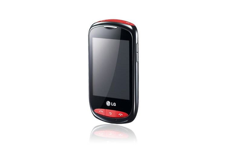 LG T310i on kaunilt kujundatud puutetundliku ekraaniga mobiiltelefon, millel on 2-megapiksline digitaalne kaamera, Wi-Fi ühenduse suutlikkus, T310i, thumbnail 2