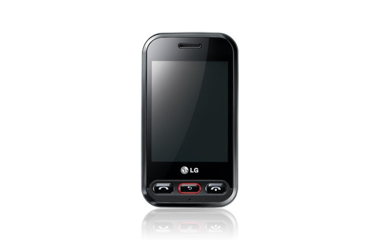 LG See ebatavalise disainiga täispuuteekraaniga telefon on mõeldud noorele aktiivsele kasutajale., T320