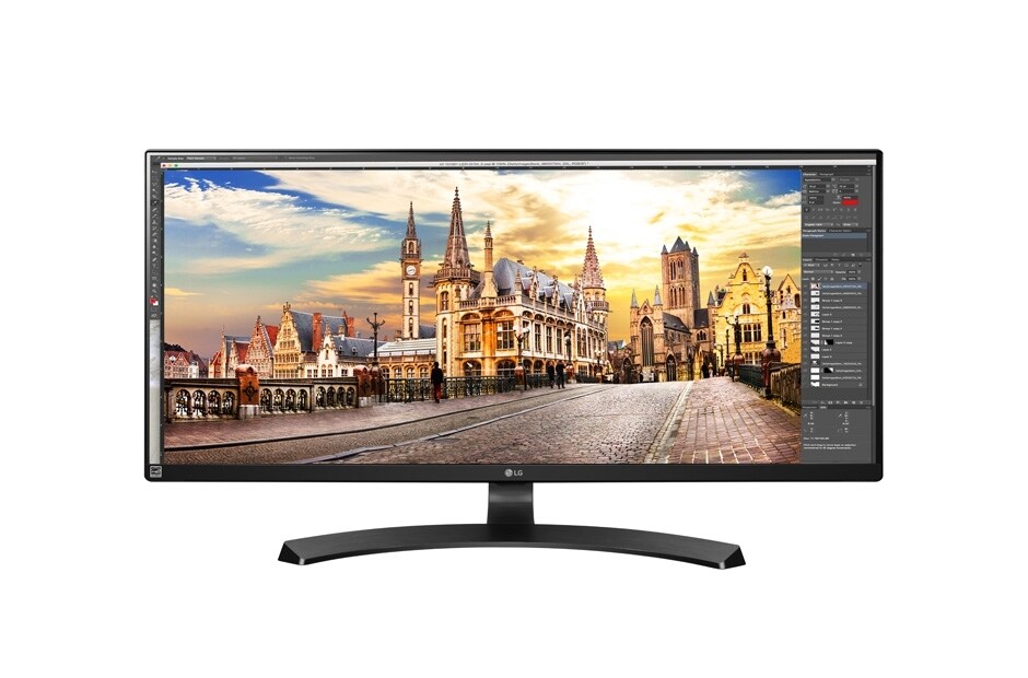 LG 21:9 UltraWide monitor, 34UM68-P