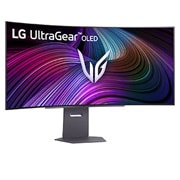 LG UltraGear™ 45-tolline OLED 240Hz WQHD kumer nutikas mängumonitor | webOS, 0.03ms (GtG), 240Hz, DisplayHDR True Black 400, külgvaade +15 kraadi all, 45GX90SA-B, thumbnail 3