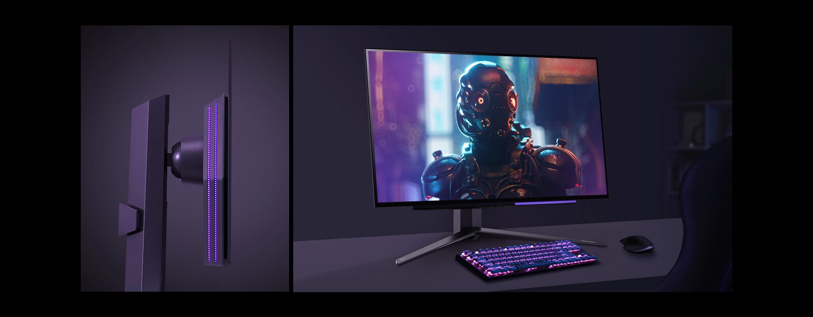 Mängule keskendunud disain.