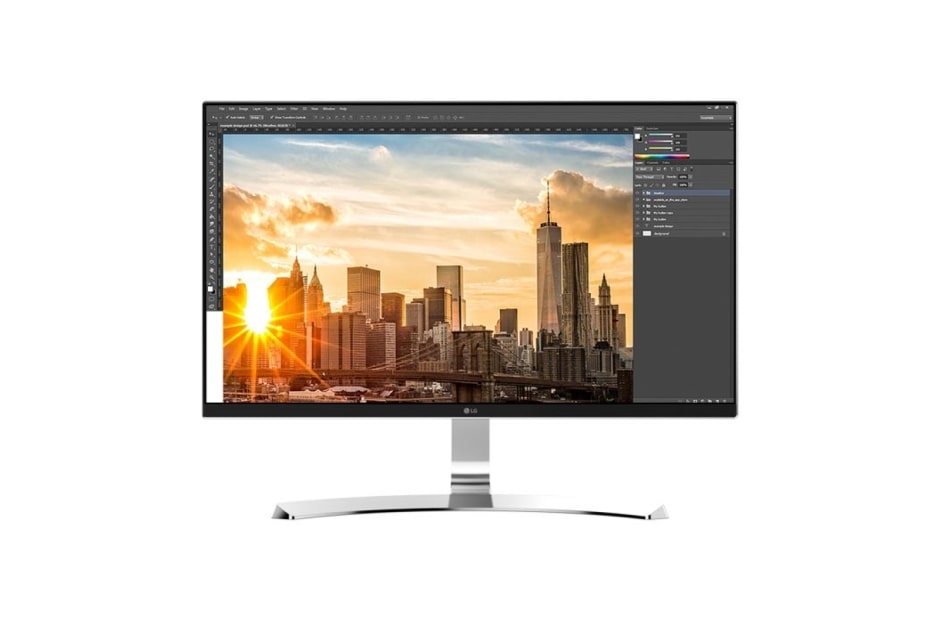 LG 27” 4K IPS LED UltraHD monitor, 27UD88-W