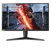 LG 27-tolline UltraGear™ mängumonitor, eestvaade, 27GN750-B, thumbnail 1