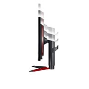 LG 27-tolline UltraGear™ mängumonitor, Külgvaade kõrgusega, 27GN750-B, thumbnail 9