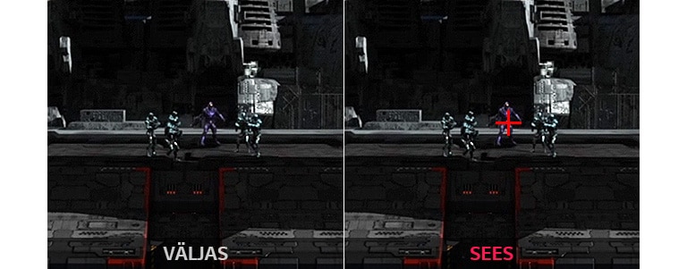 Crosshair-funktsiooni simulatsioon