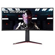 LG 34-tolline UltraGear™ mängumonitor, eestvaade, 34GN850-B, thumbnail 1