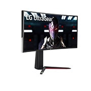 LG 34-tolline UltraGear™ mängumonitor, Perspektiivvaade, 34GN850-B, thumbnail 4