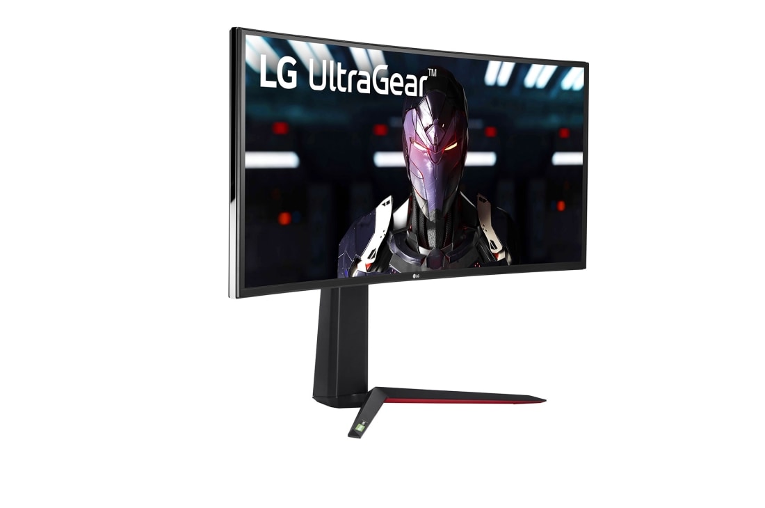 LG 34-tolline UltraGear™ mängumonitor, Perspektiivvaade, 34GN850-B, thumbnail 4