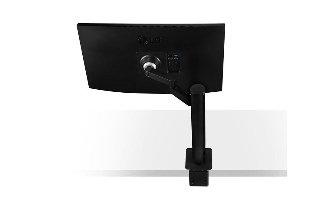 LG 27-tolline Ergo LED monitor, Tagumine külgvaade paremal oleva toega, 27QN880-B, thumbnail 13