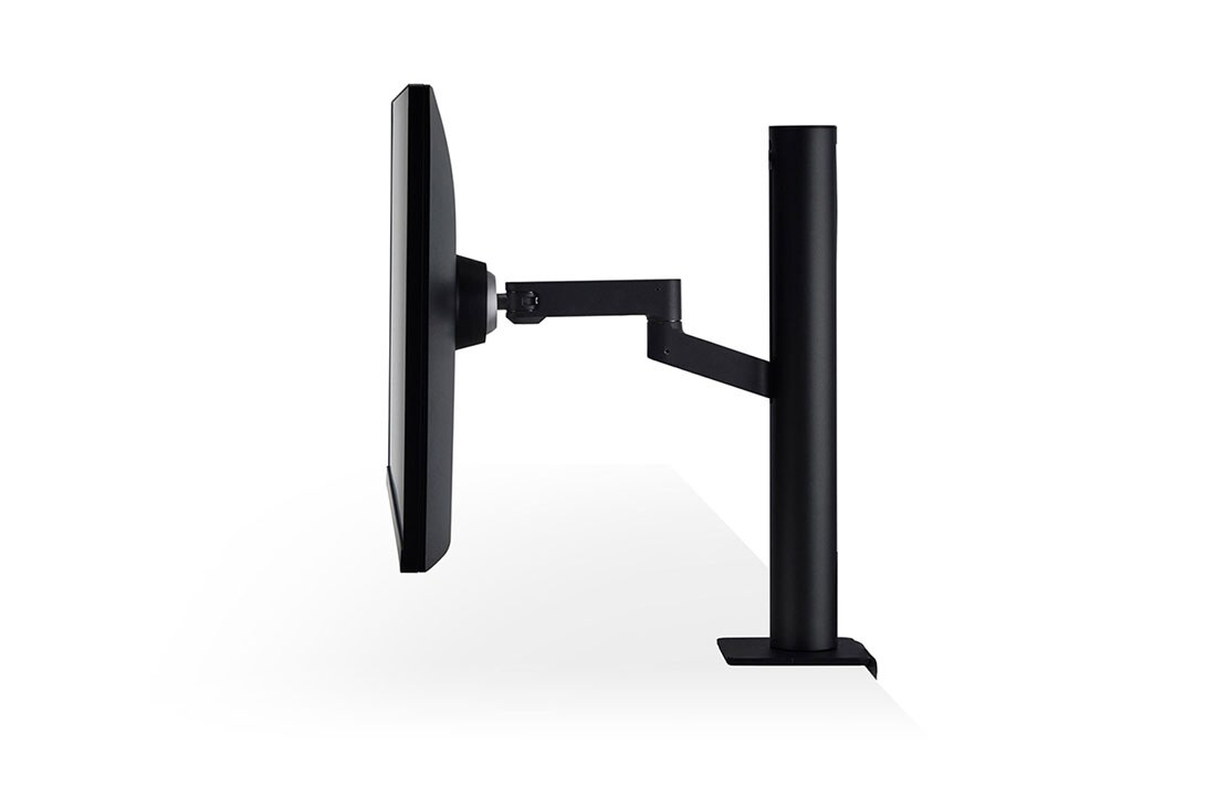 LG 27-tolline Ergo LED monitor, Külgvaade üles, 27QN880-B, thumbnail 4