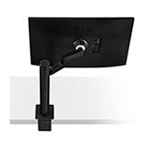 LG 27-tolline Ergo LED monitor, Tagumine külgvaade vasakul oleva toega, 27QN880-B, thumbnail 14