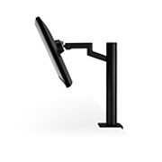 LG 27-tolline Ergo LED monitor, Külgvaade, monitor on kallutatud allapoole, 27QN880-B, thumbnail 6