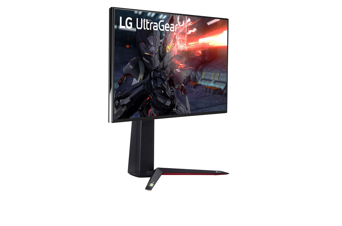LG 27-tolline UltraGear™ mängumonitor, perspektiivvaade, 27GN950-B, thumbnail 4