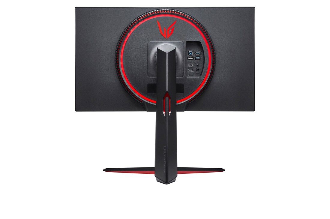 LG 27-tolline UltraGear™ mängumonitor, tagantvaade Sphere Lighting 2.0-ga, punane, 27GN950-B, thumbnail 7