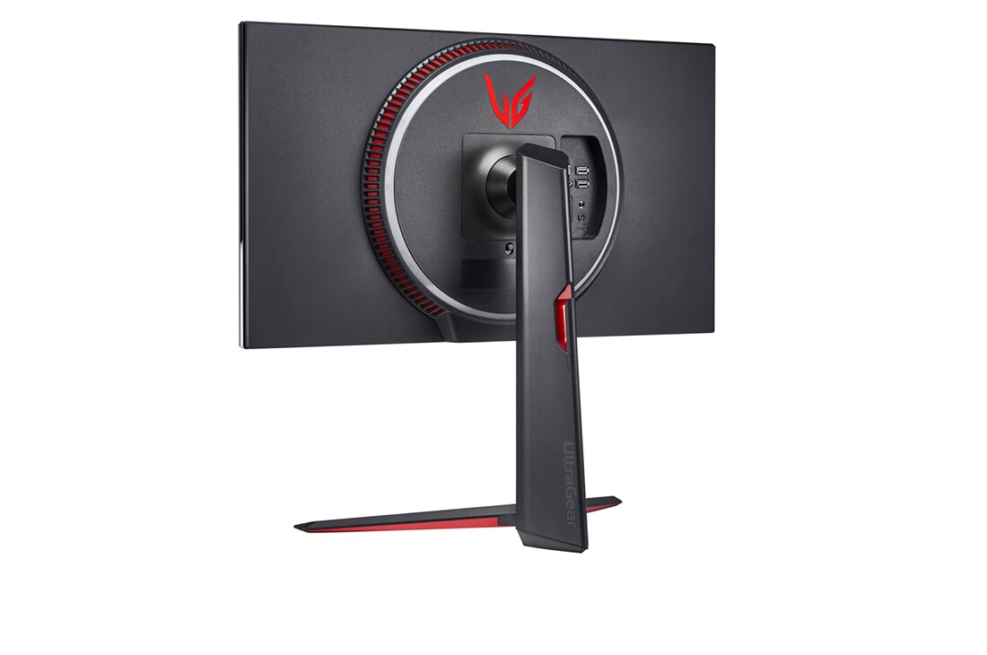 LG 27-tolline UltraGear™ mängumonitor, tagantvaade 1 koos Sphere Lighting 2.0-ga valge ja punane, 27GN950-B, thumbnail 8