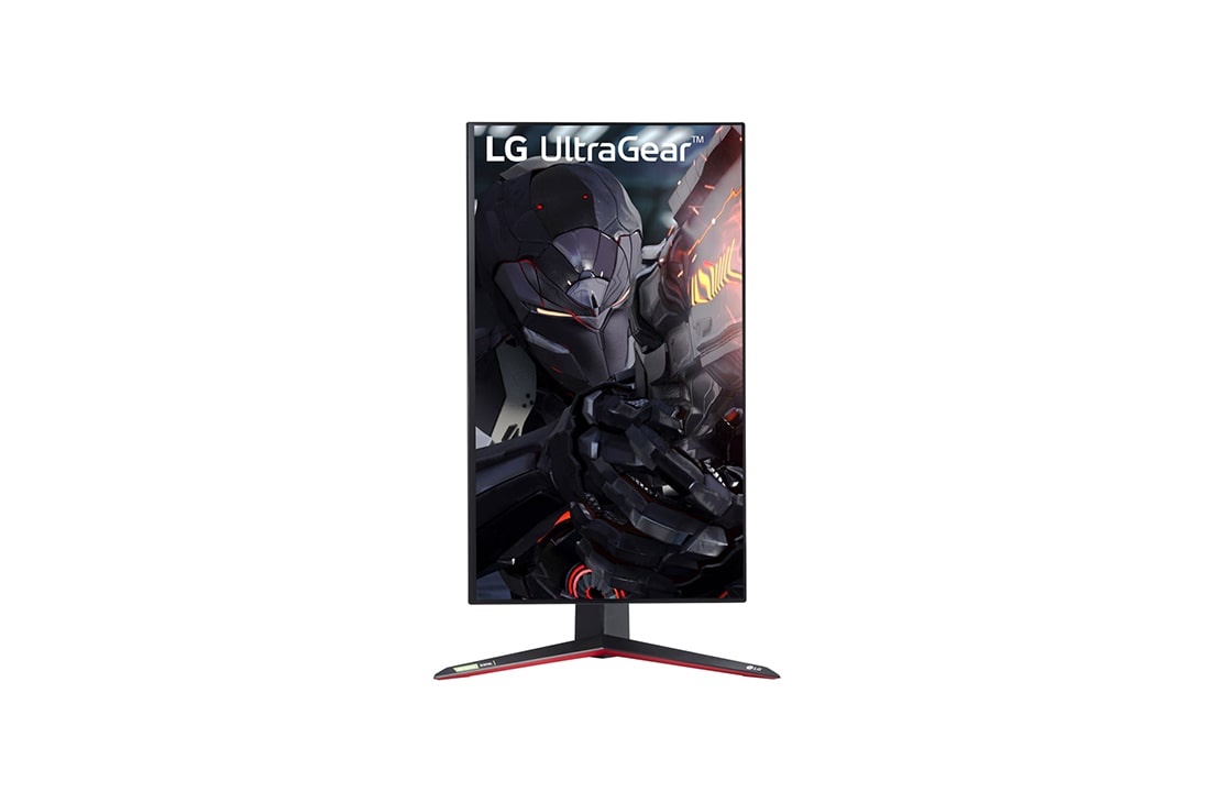LG 27-tolline UltraGear™ mängumonitor, eestvaade, kuvar on 90 kraadi pööratud, 27GN950-B, thumbnail 15