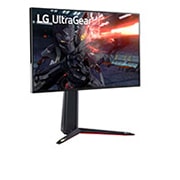 LG 27-tolline UltraGear™ mängumonitor, külgvaade +15 kraadi all, 27GN950-B, thumbnail 3