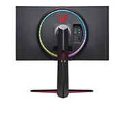 LG 27-tolline UltraGear™ mängumonitor, tagantvaade Sphere Lighting 2.0-ga, vikerkaarevärvides, 27GN950-B, thumbnail 6