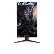 LG 27-tolline UltraGear™ mängumonitor, eestvaade, kuvar on 90 kraadi pööratud, 27GN950-B, thumbnail 15
