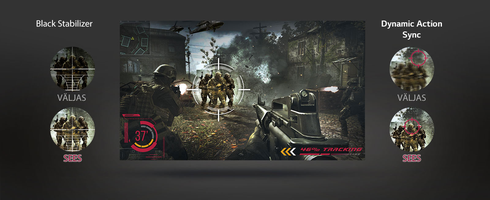 Optimeeritud mängurežiimis mängukeskkonnale.