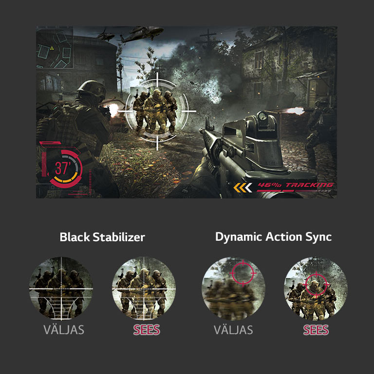 Optimeeritud mängurežiimis mängukeskkonnale.