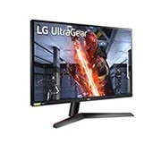 LG G-SYNC® ühilduvusega 27-tolline UltraGear™ täis-HD IPS 1 ms (GtG) mängumonitor, perspektiivvaade, 27GN600-B, thumbnail 4