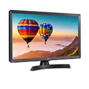 LG 23,6“ Smart HD valmidusega LED teleri monitor, külgvaade +15 kraadi all, 24TN510S-PZ, thumbnail 3