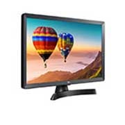 LG 23,6“ Smart HD valmidusega LED teleri monitor, perspektiivvaade, 24TN510S-PZ, thumbnail 4