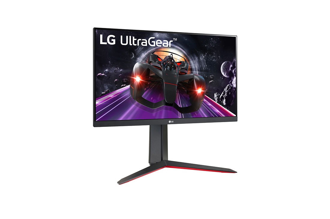 LG 24-tolline UltraGear™ mängumonitor, külgvaade +15 kraadi all, 24GN650-B, thumbnail 3