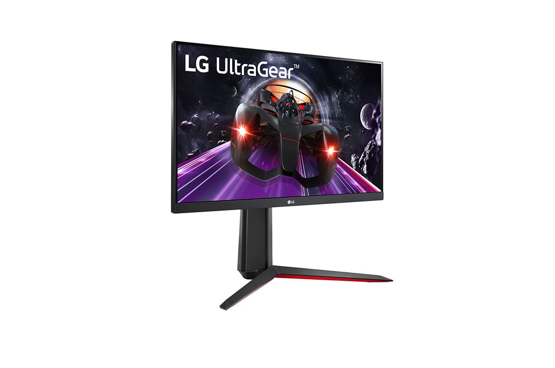 LG 24-tolline UltraGear™ mängumonitor, perspektiivvaade, 24GN650-B, thumbnail 4