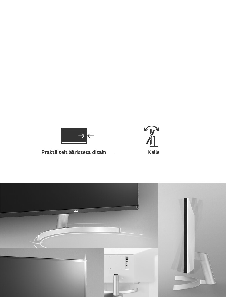 Ergonoomiline disain praktiliselt ääristeta disaini ja kaldega.