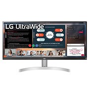 LG 29-tolline UltraWide™ monitor, eestvaade, 29WN600-W, thumbnail 1