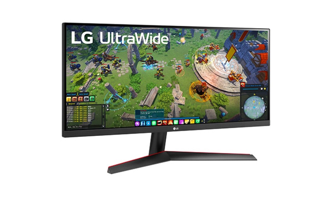 LG 27-tolline UltraWide™ monitor, külgvaade +15 kraadi all, 29WP60G-B, thumbnail 2