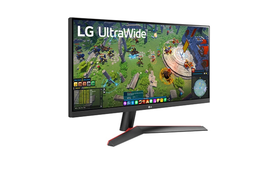 LG 27-tolline UltraWide™ monitor, külgvaade +15 kraadi all, 29WP60G-B, thumbnail 3