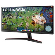 LG 27-tolline UltraWide™ monitor, külgvaade +15 kraadi all, 29WP60G-B, thumbnail 2