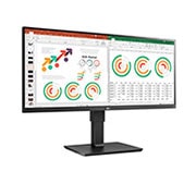 LG 34-tolline UltraWide™ monitor, külgvaade +15 kraadi all, 34BN770-B, thumbnail 3