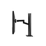 LG 34-tolline UltraWide™ monitor, külgvaade alla reguleeritud monitorikõrgusega, 34WN780-B, thumbnail 4