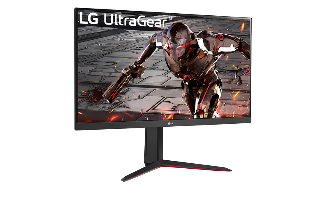 LG 32-tolline UltraGear™ mängumonitor, külgvaade +15 kraadi all, 32GN600-B, thumbnail 3