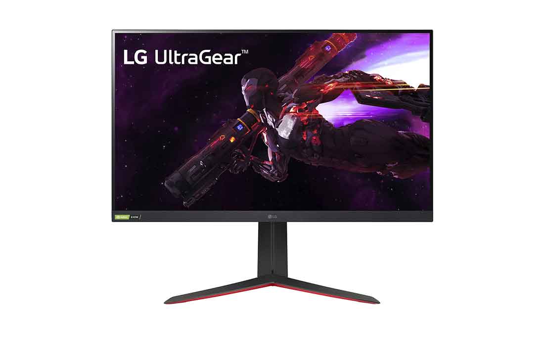 LG 32-tolline UltraGear™ mängumonitor, eestvaade, 32GP850-B
