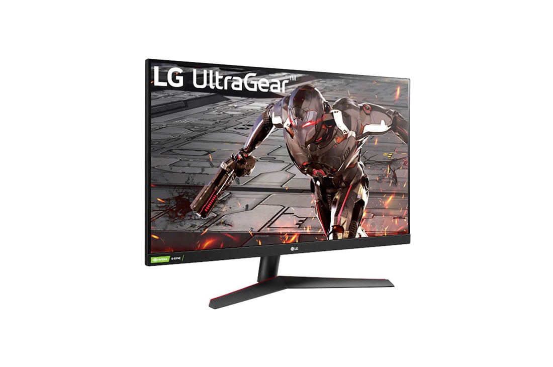 LG 34-tolline UltraGear™ mängumonitor, külgvaade +15 kraadi all, 32GN500-B, thumbnail 3