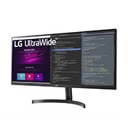 LG 34-tolline UltraWide™ monitor, külgvaade +15 kraadi all, 34WN700-B, thumbnail 2