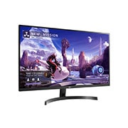 LG 32-tolline LED monitor, külgvaade +15 kraadi all, 32QN600-B, thumbnail 3