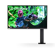 LG 27-tolline UltraGear™ mängumonitor, eestvaade paremal oleva toega, 27GN880-B, thumbnail 1