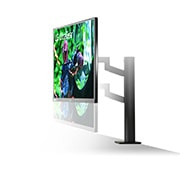 LG 27-tolline UltraGear™ mängumonitor, alla liikuva kõrgusega monitori külgvaade, 27GN880-B, thumbnail 4