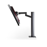 LG 27-tolline UltraGear™ mängumonitor, külgvaade +25-kraadise kaldega monitorile, 27GN880-B, thumbnail 8
