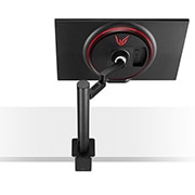 LG 27-tolline UltraGear™ mängumonitor, tagumine külgvaade paremale välja sirutatud alusega monitorile, 27GN880-B, thumbnail 15