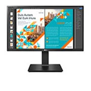 LG 24-tolline QHD IPS monitor, eestvaade, 24QP550-B, thumbnail 1