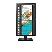 LG 24-tolline QHD IPS monitor, portreevaates 90 kraadi keeratud ekraani eestvaade, 24QP550-B, thumbnail 9